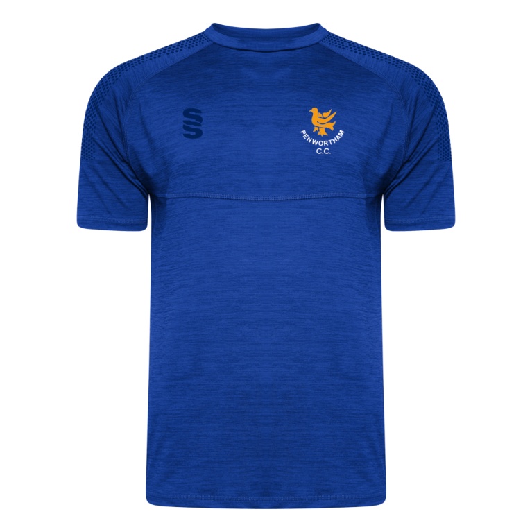 Dual Gym T-shirt : Royal Melange