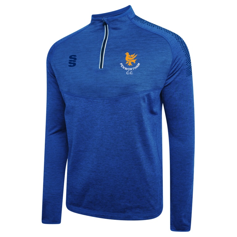 1/4 Zip Dual Performance Top : Royal