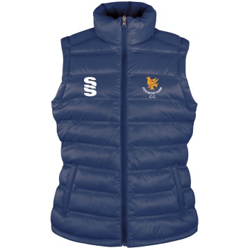 Women's Padded Gilet : Navy