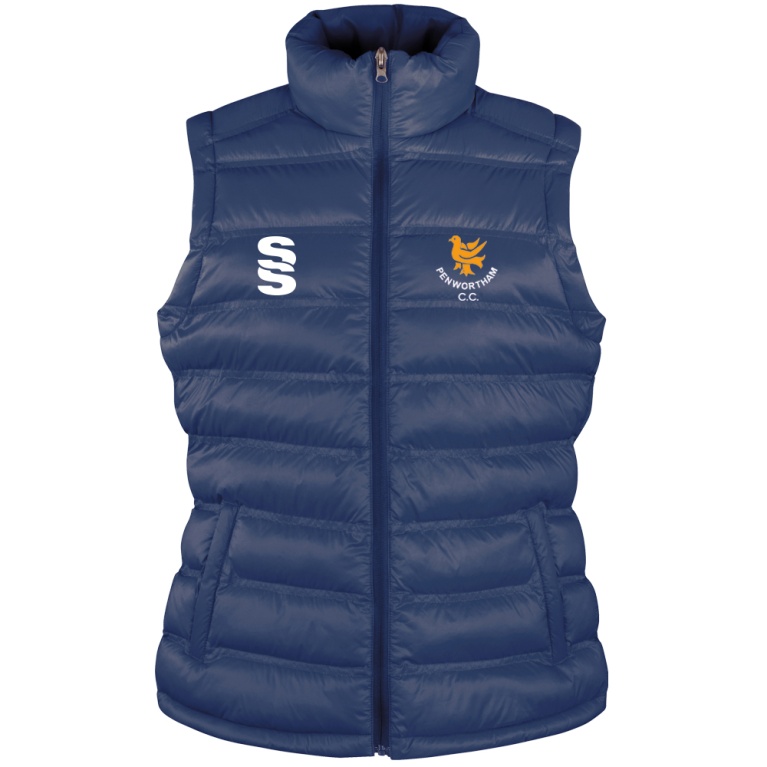 Women's Padded Gilet : Navy