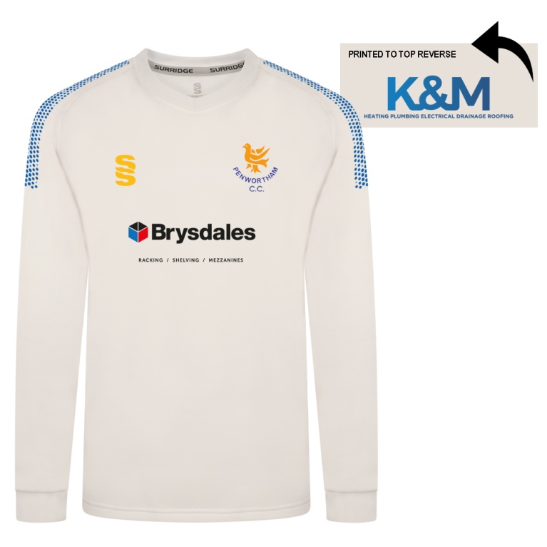 PENWORTHAM CC Blast Long Sleeve Cricket Sweater